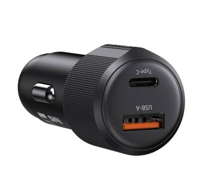 Автомобильное 3/Y/USAMS 60W Dual-Port Fast Car Charger